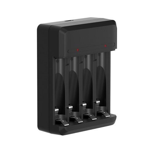 Pil Şarj Makinesi Avec Av-C1-06B Aa/Aaa 4'Lü Usb Type-C Nımh/Nıcd Piller İçin
