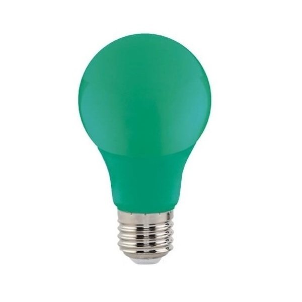 Ampul Led Renkli Normal Ampul Tipi E27 3-5W Yeşil