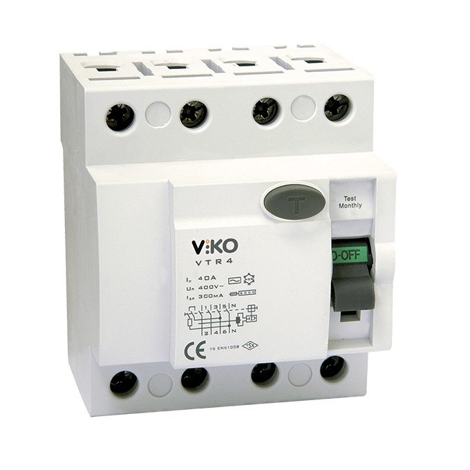 Viko 4X63A 300Ma Kaçak Akım Rölesi Vtr4-63300