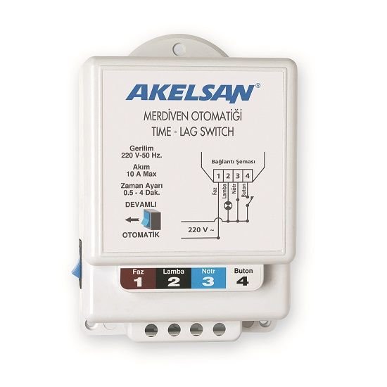 Akelsan Merdiven Otomatiği Ak-309 Anahtarlı