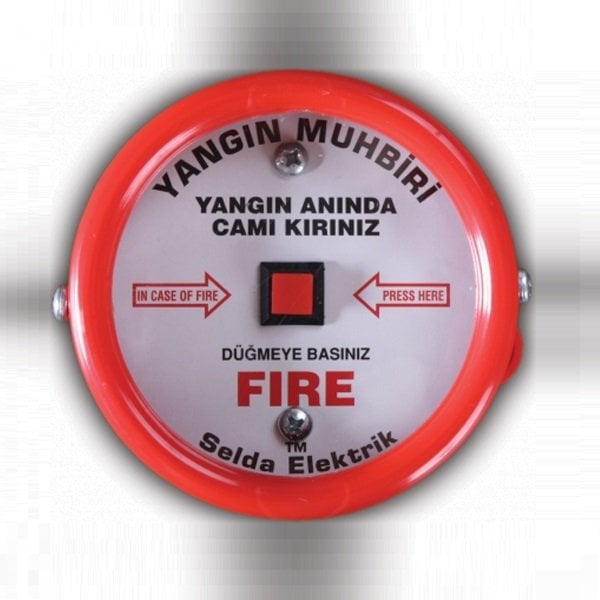 Yangın İhbar Butonu Yuvarlak
