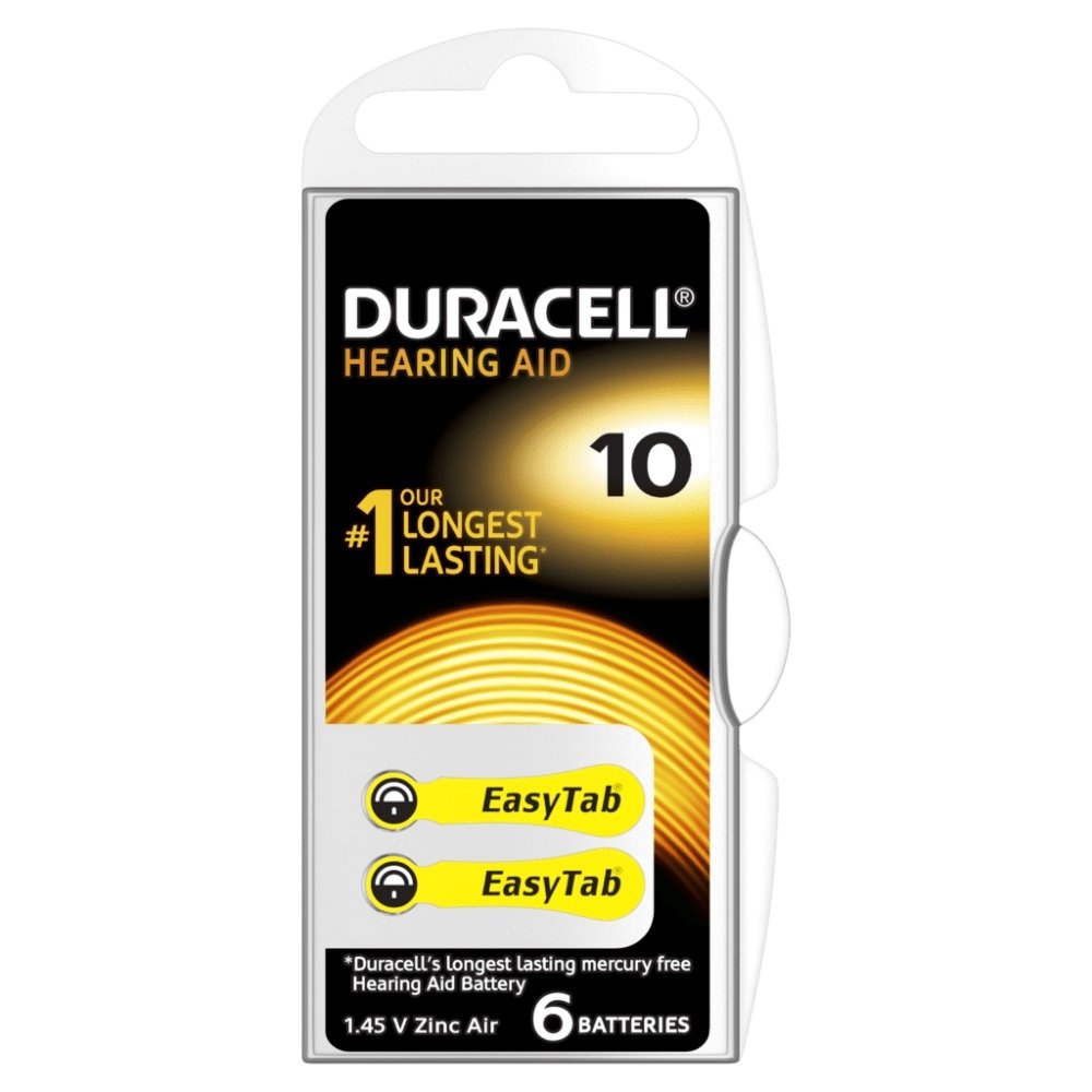 Duracell Activeair Kulaklık Pili No:10 - 6'Lı Paket