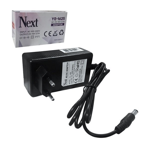 Anten Uydu Next Santral Adaptörü Ye-1625 16V 2,5A