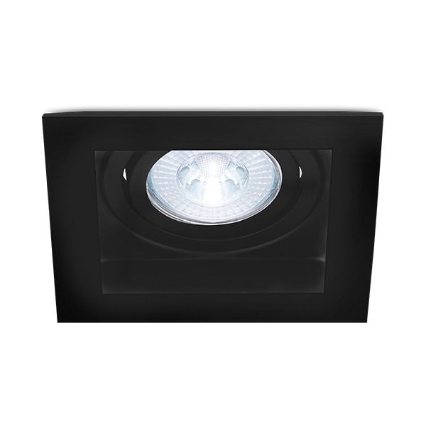 Armatür Braytron Sbh03-05021 Ankastre Kare Gu10 Duysuz Siyah/Siyah (90-100)