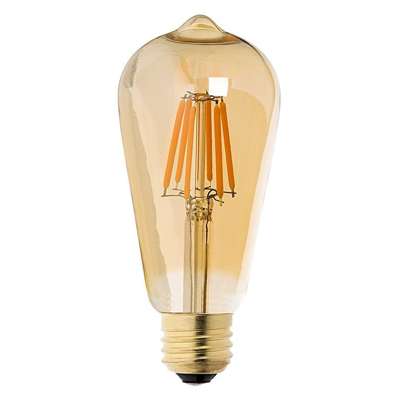 Ampul Led Dekoratif Rustik Mantar Tipi St64 E27 6W 2200K