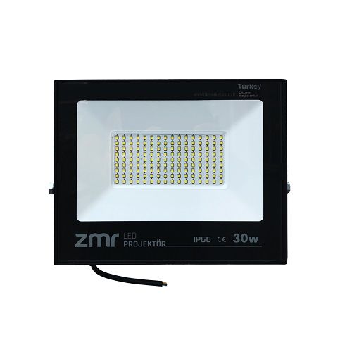 Zmr Led Projektör 30W Beyaz Işık 6500K