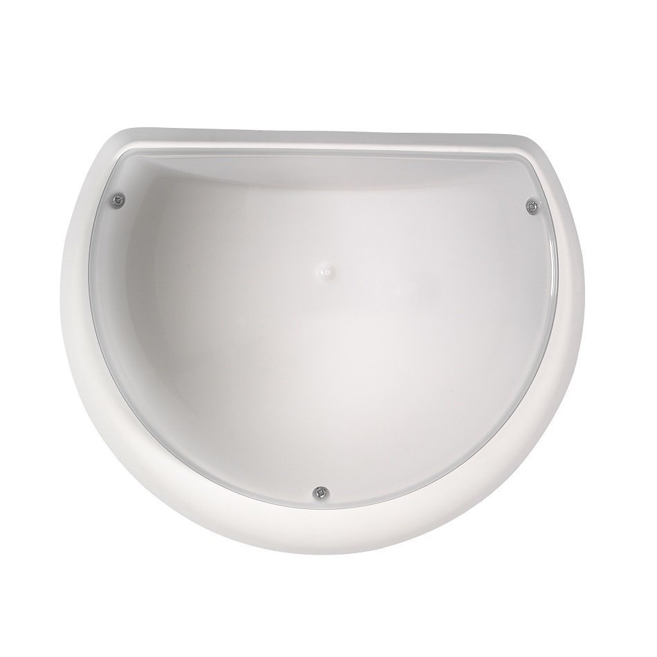 Armatür Horoz Aqua Yarımay Aplik Led Beyaz Gövde 9W 3000K Sarı 400313114