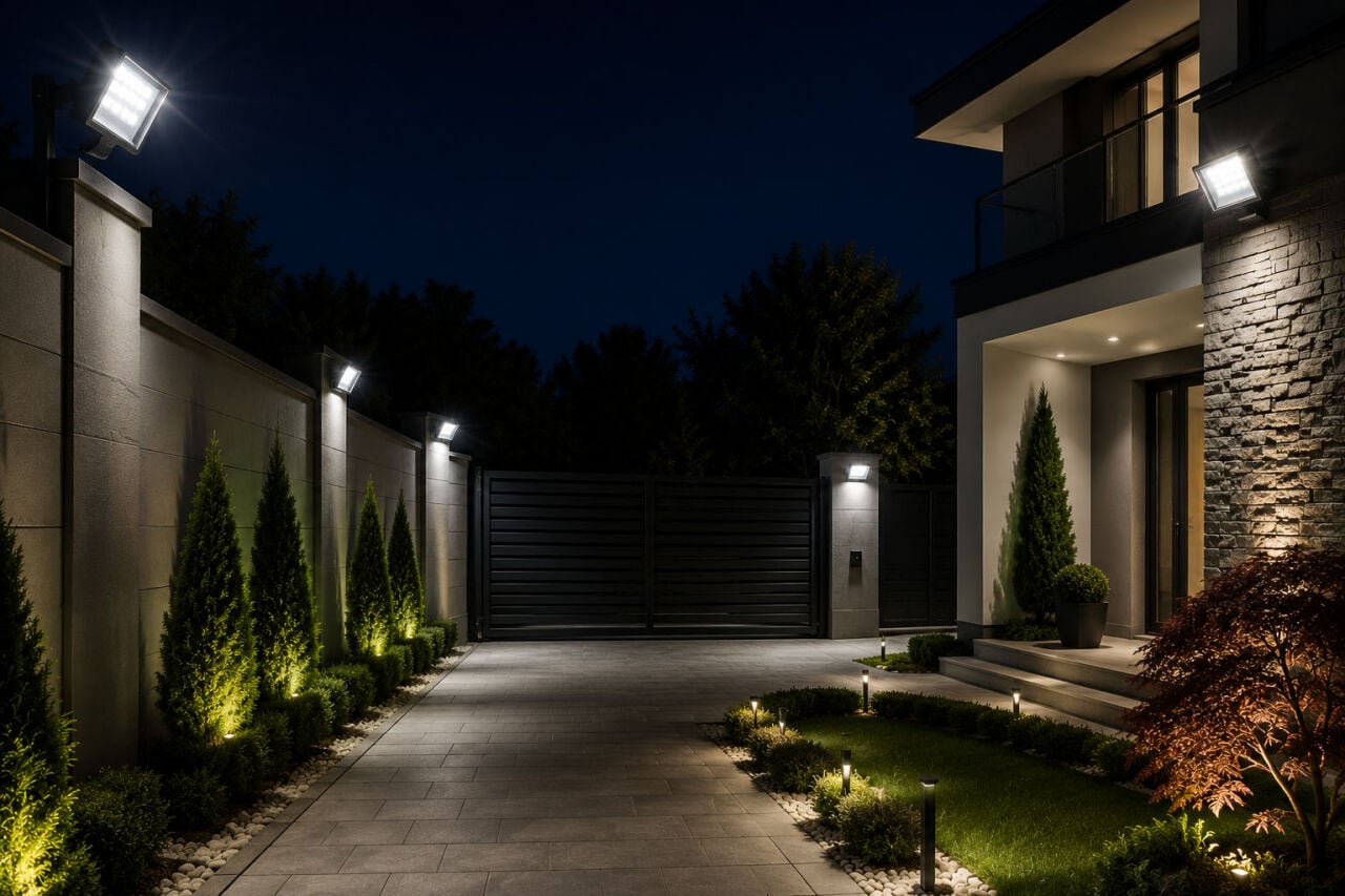 Jupiter LED Projektörler ile Güvenlik Aydınlatması Nasıl Kurulur
