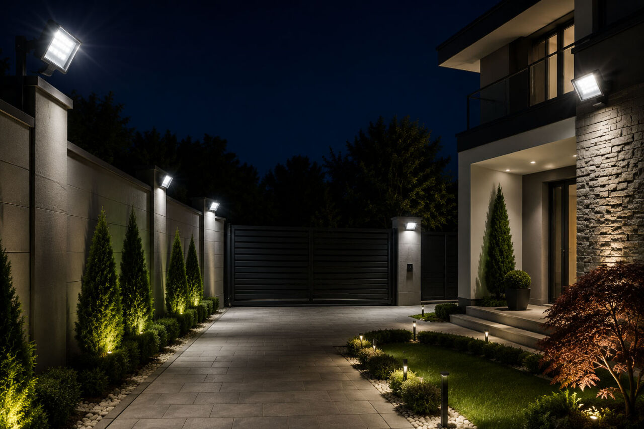 Jupiter LED Projektörler ile Güvenlik Aydınlatması Nasıl Kurulur