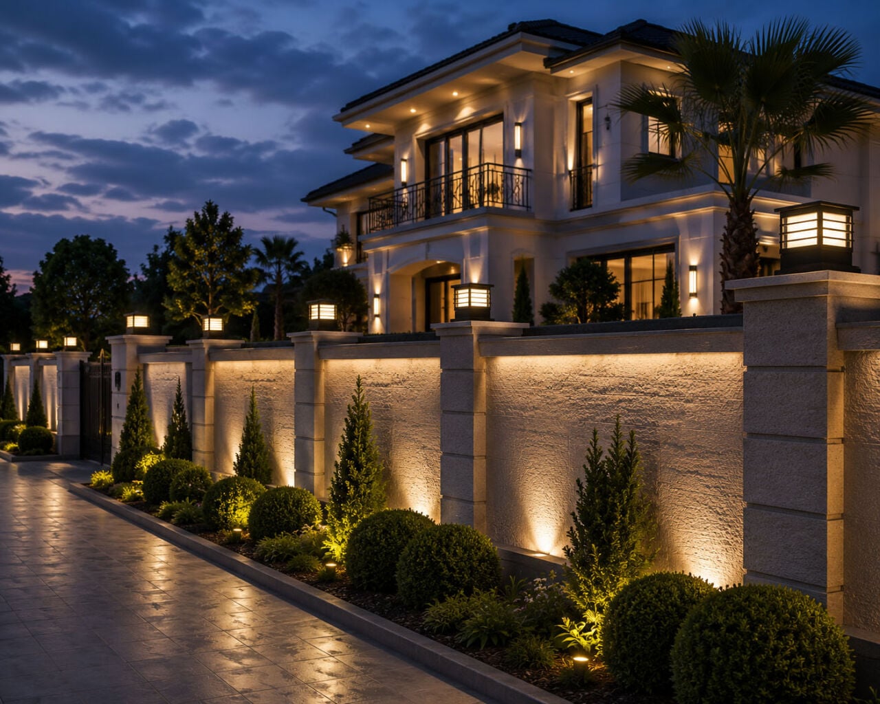 Çit Lambaları ile Villa ve Müstakil Evlerde Prestijli Bir Görünüm Nasıl Oluşturulur