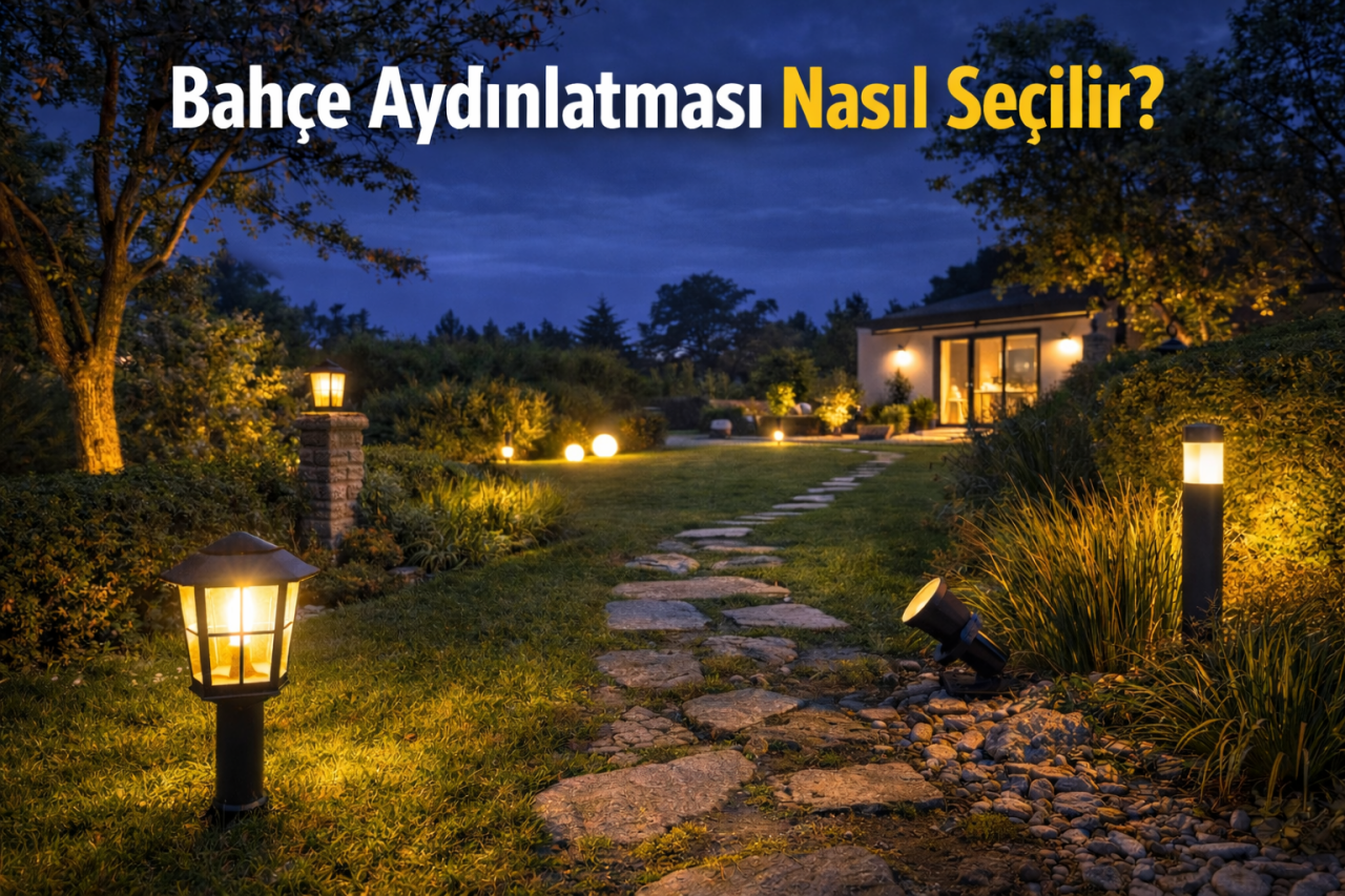 Bahçe Aydınlatması Nasıl Seçilir? Dış Mekânlar İçin Doğru Işıklandırma Rehberi