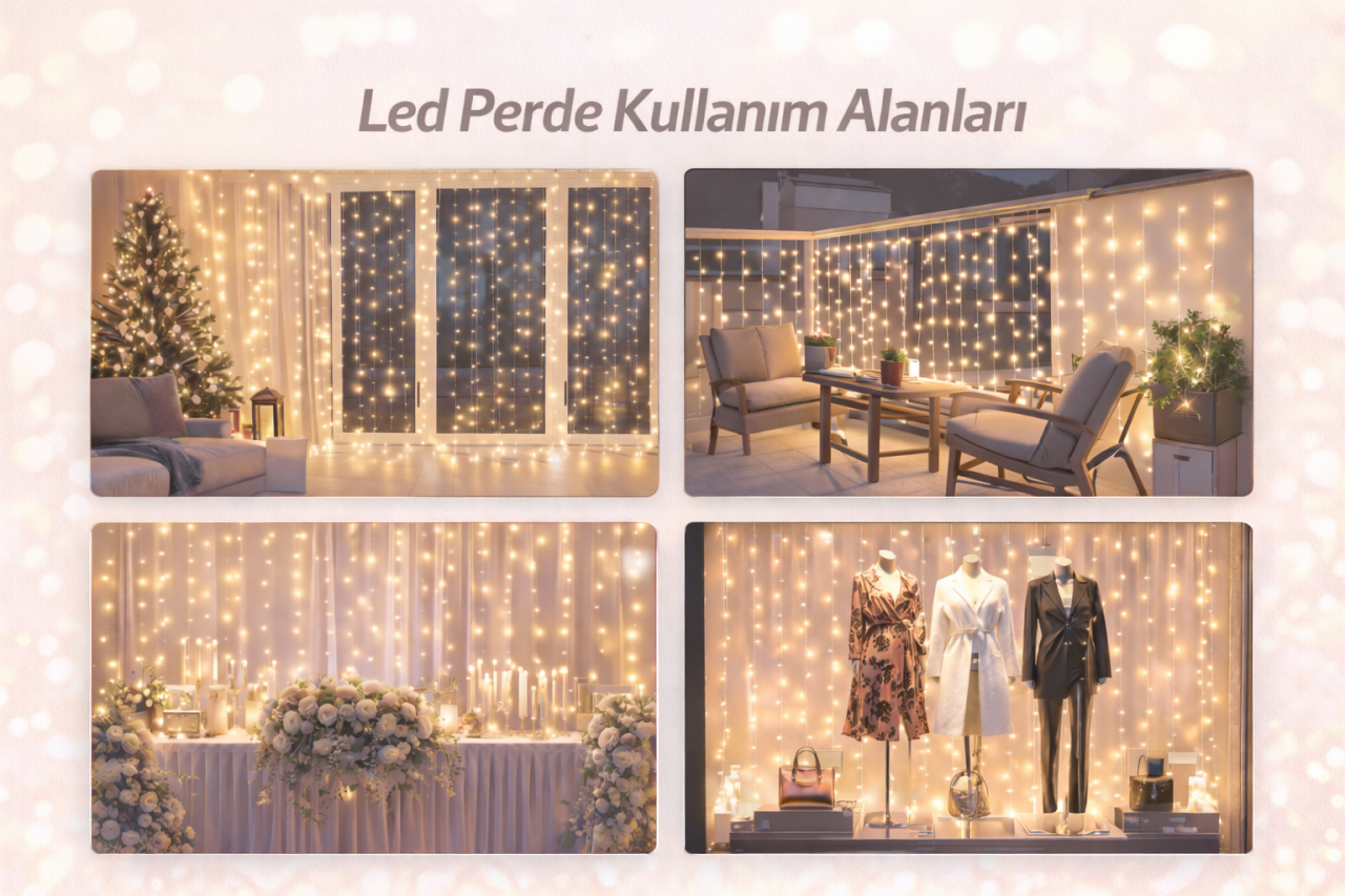 Led Perde Kullanım Alanları ve Seçim Rehberi