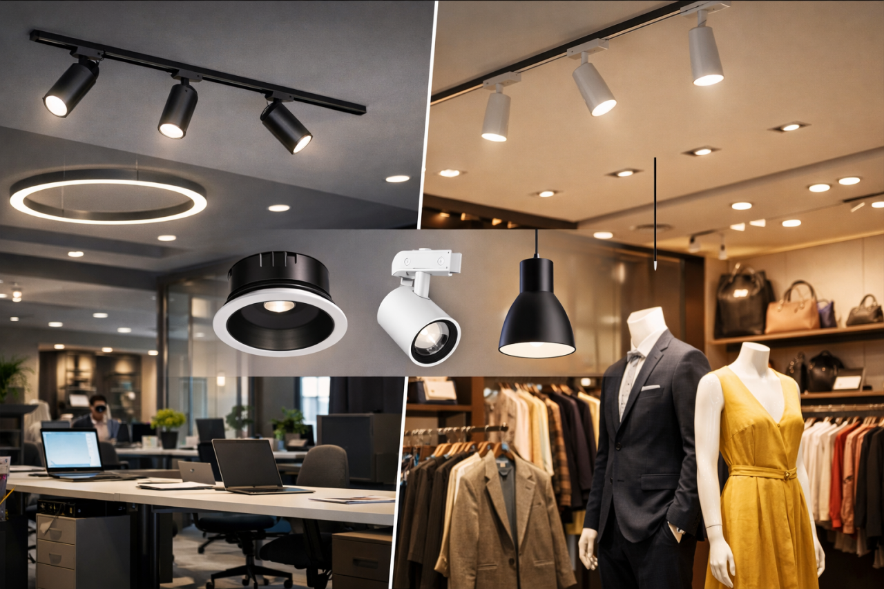 Ofis ve Mağaza Aydınlatmasında Doğru Armatür Seçimi Nasıl Yapılır