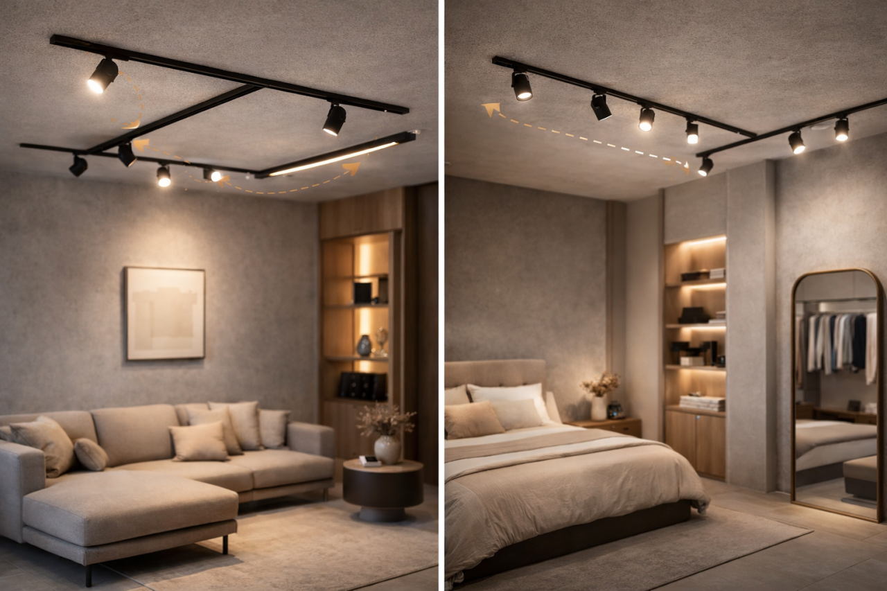 Magnet Ray Aydınlatma Sistemleri ile Modern İç Mekânlarda Esnek Işık Tasarımı Nasıl Kurulur