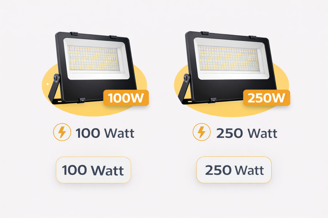 Jupiter LED Projektör Seçerken Watt ve Lümen Değerleri Nasıl Değerlendirilmeli