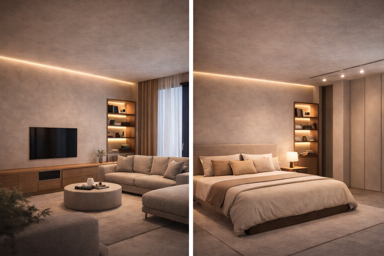 Jupiter Şerit LED ile Mekanlarda Gizli Aydınlatma Nasıl Tasarlanır