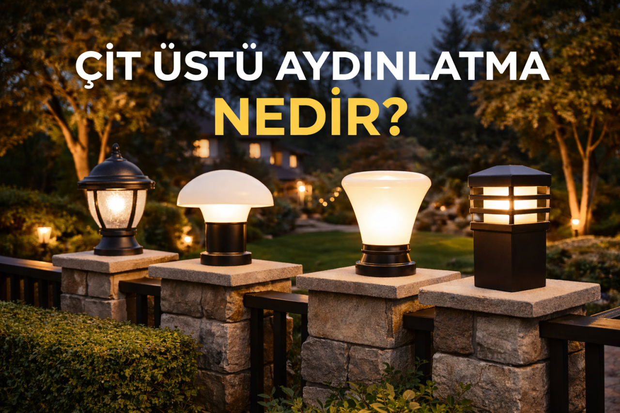 Çit Üstü Aydınlatma Nedir? Bahçe ve Dış Mekan Kullanım Rehberi
