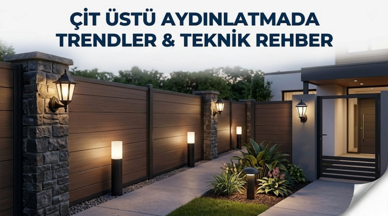 Bahçelerde Profesyonel Aydınlatma Planlaması ve Çit Üstü Armatür Seçim Rehberi