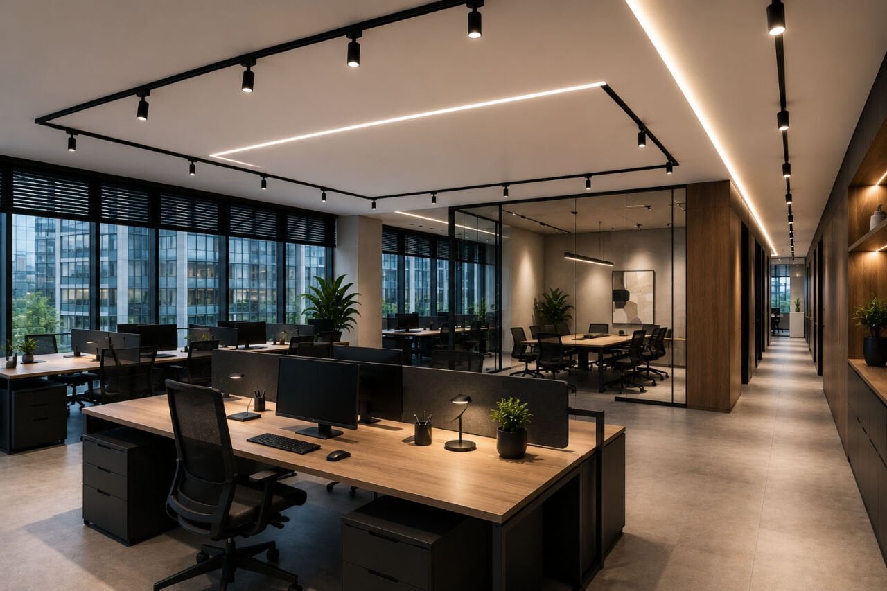 Jupiter LED Aydınlatma Ürünleri ile Ofis ve Ticari Alanlarda Verimli Işık Planı Nasıl Yapılır