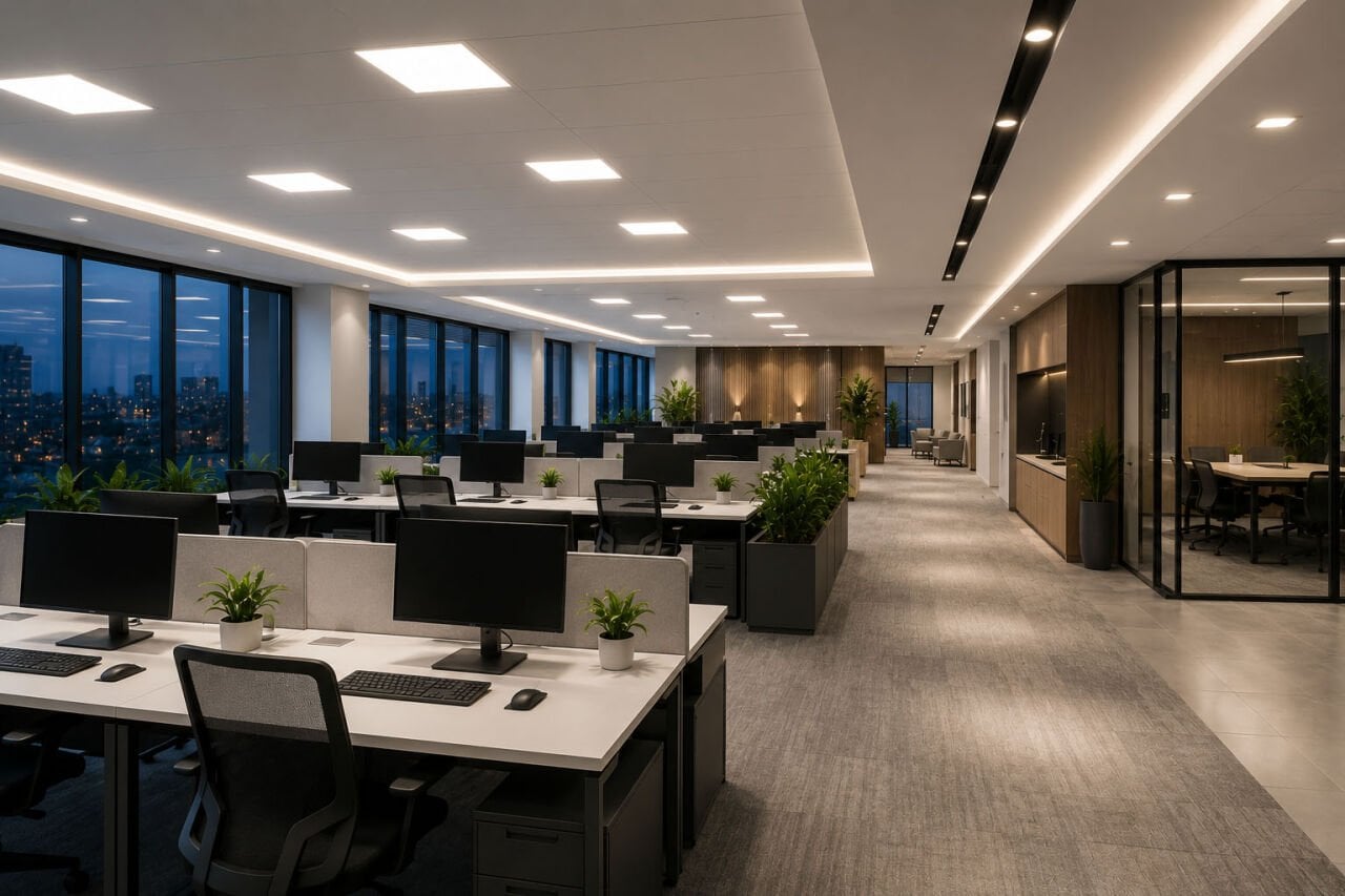 Jupiter LED Armatür Modelleri ile Ofis Aydınlatması Nasıl Planlanır