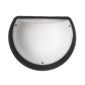 Armatür Horoz Aqua Yarımay Aplik Led Siyah Gövde 9W 3000K Sarı 400323114