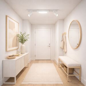 Modern Karma 1 Metre Ray Seti - (2 Spot + 1 Opak Lineer) Beyaz
