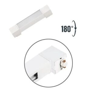 ARMATÜR RAY SETİ 1 METRE 2XSPOT-GU10 1XLINEER-10W-OPAK BEYAZ