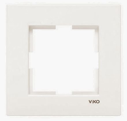 Çerçeve Karre Krem Tekli Viko 90960210