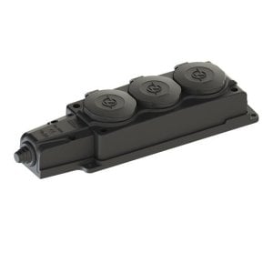 Priz Ne-Ad Kauçuk 1X16 Üçlü 4103