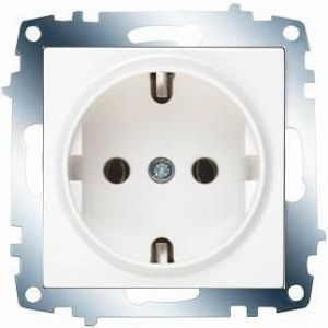 Priz Karre / Meridian Beyaz Topraklı Mekanizma Viko 90967008