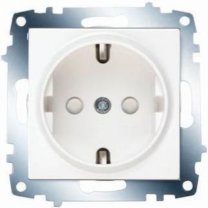 Priz Karre / Meridian Beyaz Çocuk Korumalı Topraklı Mekanizma Viko 90967042