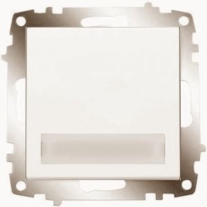 Liht Karre / Meridian Krem Zil Işıklı Etiketli Mekanizma Viko 90967227