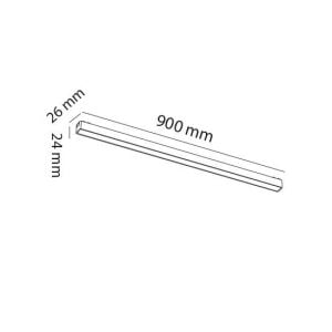 ARMATÜR MAGNET SLIM 48V RAY LED LINEER SABİT OPAK 90CM 30W 3000K