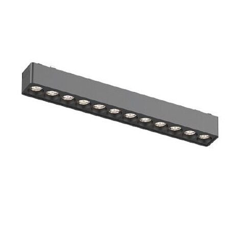 ARMATÜR MAGNET SLIM 48V RAY LED LINEER SABİT MERCEKLİ 23CM 12W 3000K