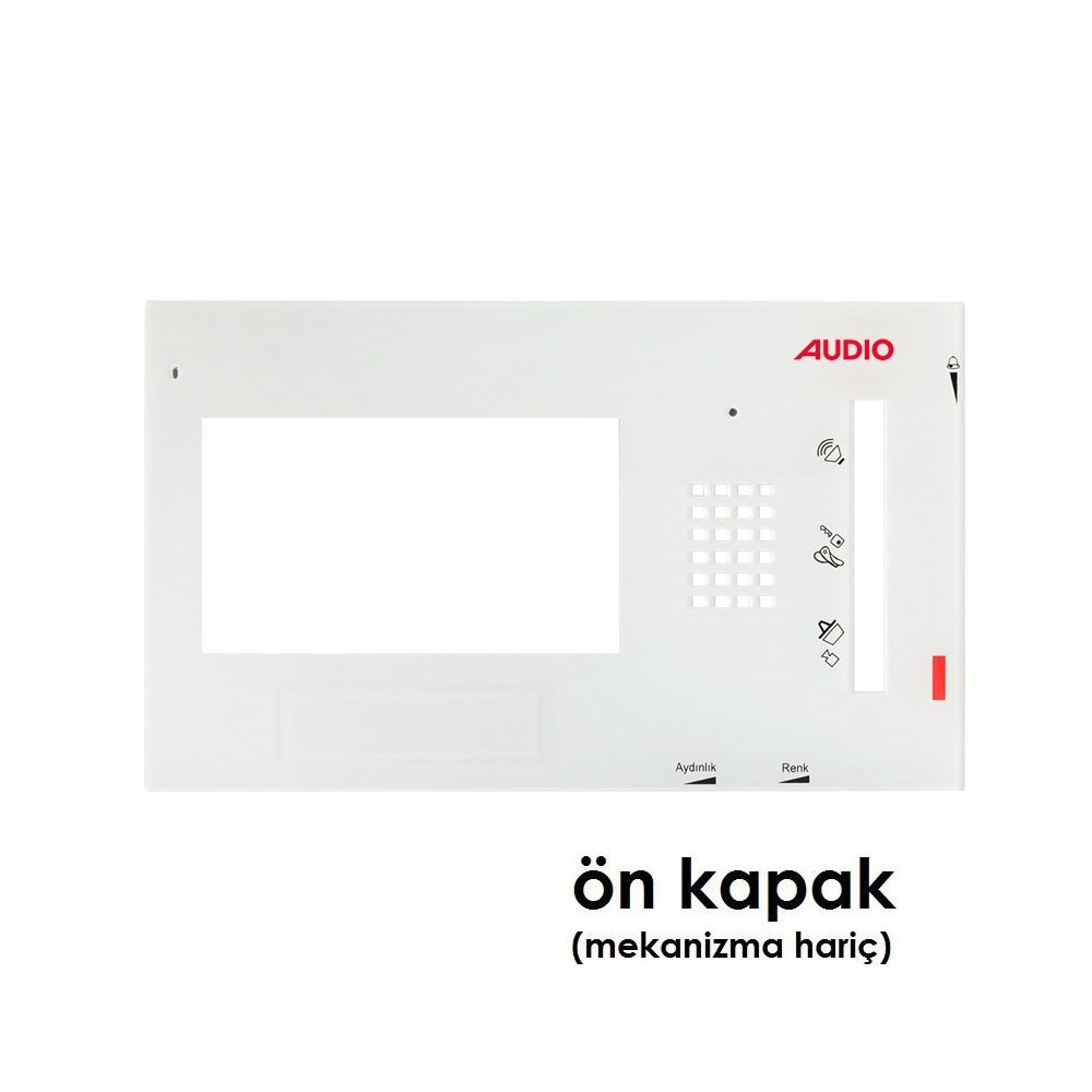 Diafon Audıo Görüntülü Şube Gdm 4,3'' İçin Kapak Beyaz 021454a Modern