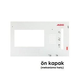 Diafon Audıo Görüntülü Şube Gdm 4,3'' İçin Kapak Beyaz 021454a Modern