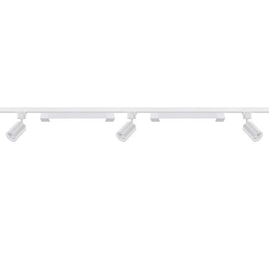 ARMATÜR RAY SETİ 2 METRE 3XSPOT-GU10 2XLINEER-20W-OPAK BEYAZ