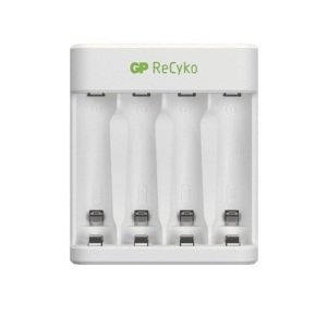 Pil Şarj Makinesi Gp Pe411 Usb 4 Adet Aa/Aaa Pil İçin (Pilsiz)