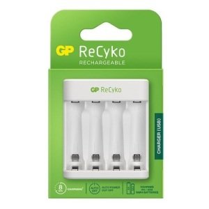 Pil Şarj Makinesi Gp Pe411 Usb 4 Adet Aa/Aaa Pil İçin (Pilsiz)