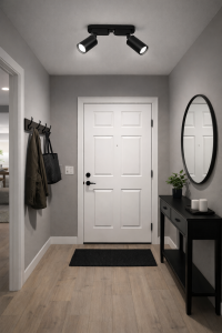 İkili Spot Seti Siyah Gu10 duylu Ampul Dahil