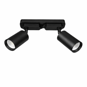 İkili Hazır Spot Seti - GU10 Duy (Ampuller Dahil) Siyah