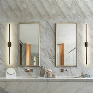 Led Çubuk Aplik 60cm Endirekt Aydınlatma Siyah Renk Gövde Sarı Işık
