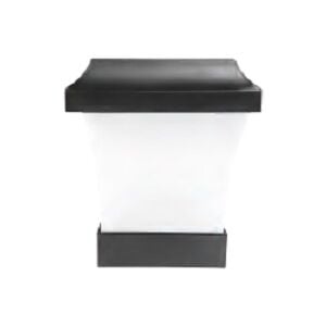 ARMATÜR K2 BAHÇE SET ÜSTÜ PLASTİK GÖVDE E27 SİYAH GÖVDE KBA791