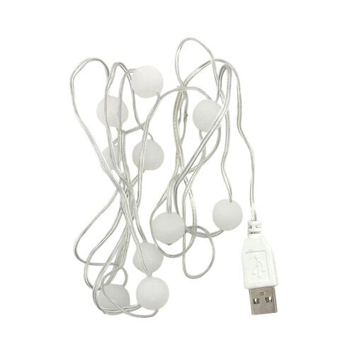 AMPUL LED İP TWINKLIGHT USB FİŞLİ 1,5 MT TOPLU RENKLİ IŞIKLI