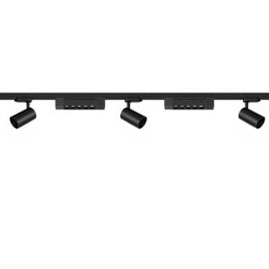 Mercekli Odak Ray Spot Seti - 2 Metre (3 Spot + 2 Mercekli Lineer) Siyah