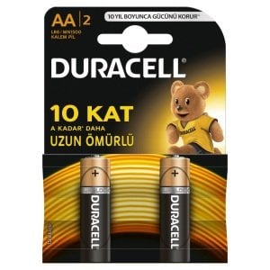 Duracell AA İnce Pil - 2'li Paket
