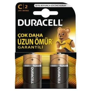 Duracell C Boy Orta Pil - 2'Li Paket