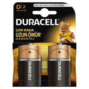Duracell D Boy Kalın Pil - 2'Li Paket