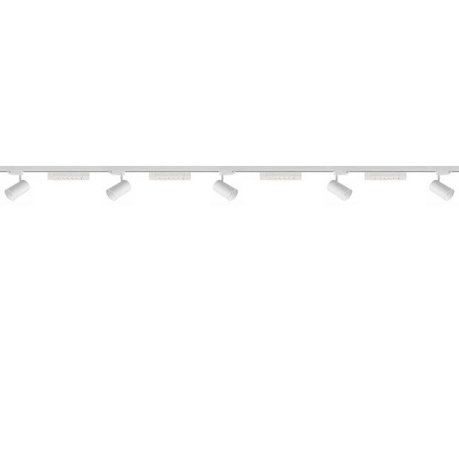 Mimari Tasarım 4 Metre Ray Seti - (5 Spot + 4 Mercekli Lineer) Beyaz