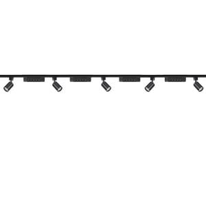 9'Lu Led Ray Spot Aydınlatma Seti 4 Metre Siyah 5X7W+4X10W (Ray Ve Ampuller Dahil)